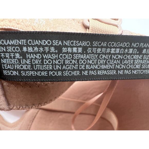 I.N.C. INTERNATIONAL CONCEPTS STRAPLESS CONVERTIBLE BRA TAN SIZE 34D NEW - Picture 9 of 10